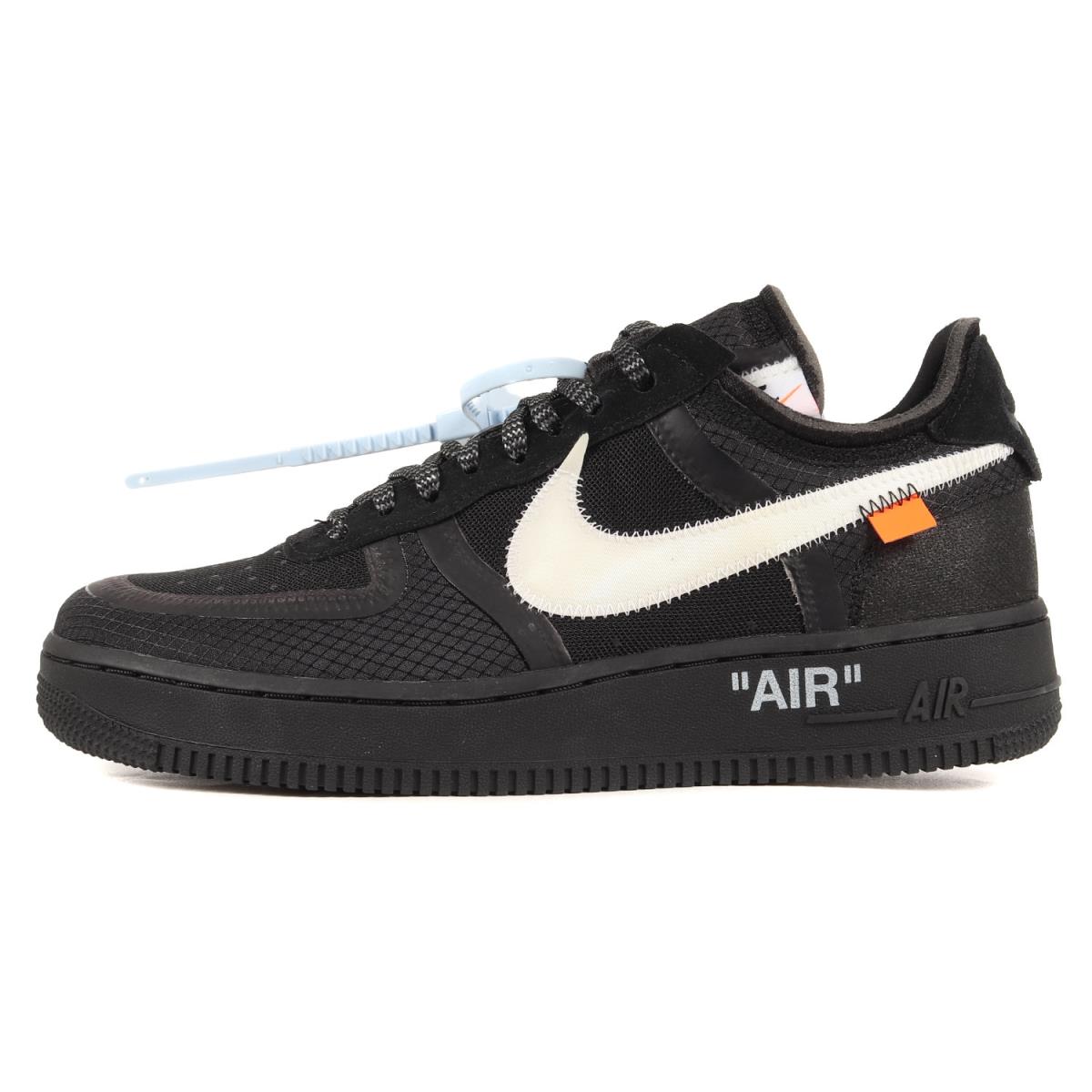 OFF-WHITE オフホワイト NIKE THE 10 AIR FORCE 1 LOW (AO4606-001) 18AW ナイキ エア フォースワン ブラック US8(26cm) スニーカー コラボ 【メンズ】【K3459】