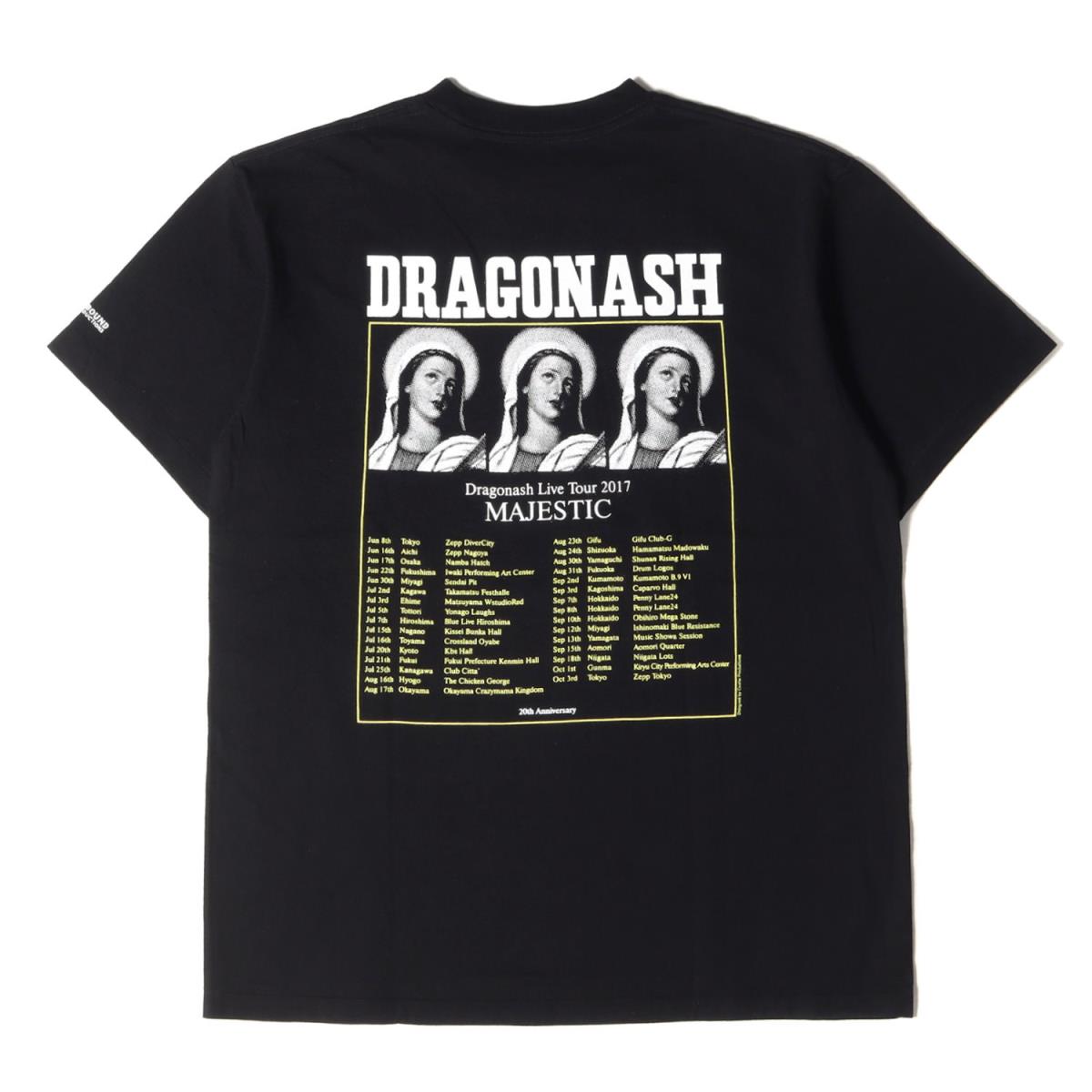 COOTIE クーティー Tシャツ Dragon Ash ドラゴンアッシュ 20周年記念 マリア グラフィック クルーネックTシャツ 17SS ブラック 黒 S トップス カットソー 半袖 【メンズ】【中古】【K3471】