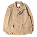 WTAPS ダブルタップス ジャケット UNDERCOVER アンダーカバー T/Cツイル 3B テーラードジャケット JT / JAKCET 21AW ベージュ XL アウター コラボ 【メンズ】【中古】【美品】【K3994】