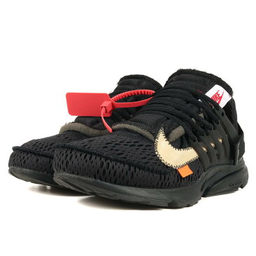 OFF-WHITE オフホワイト NIKE THE 10 AIR PRESTO (AA3830-002) 18SS ナイキ エア プレスト ブラック 黒 US9(27cm) スニーカー コラボ 【メンズ】【中古】【K3466】
