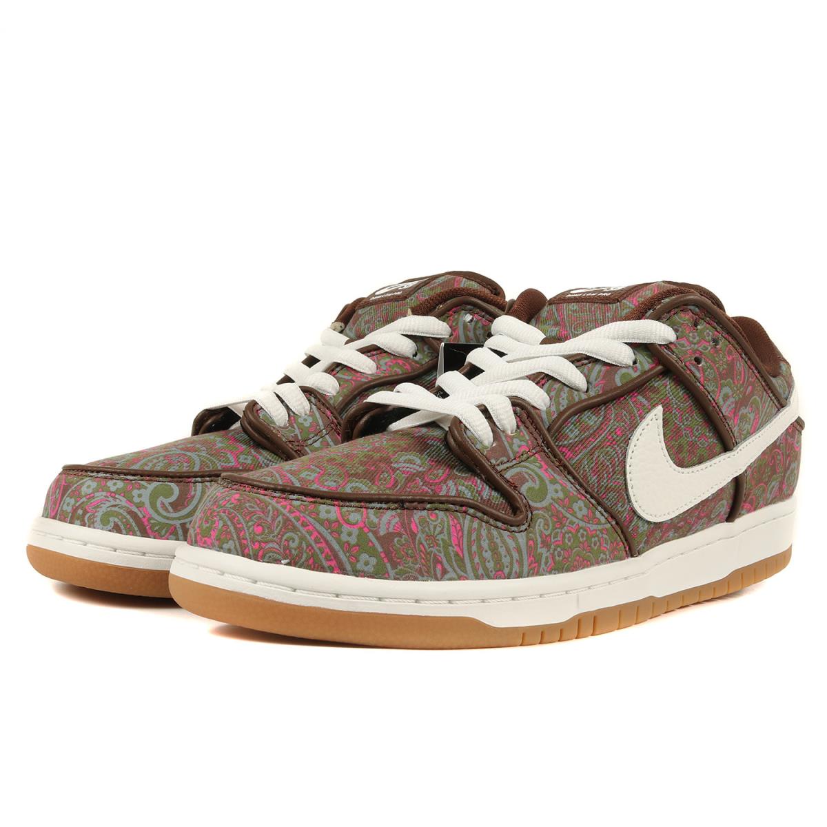 NIKE ナイキ SB DUNK LOW PRO PREMIUM BROWM PAISLEY (DH7534-200) SB ダンク ロー プロ プレミアム カカオワオ サミットホワイト US10.5(28.5cm) スニーカー 【メンズ】【K3466】