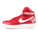 Supreme シュプリーム NIKE AIR FORCE 1 HIGH SUPREME SP (698696-610) 14AW ナイキ エアフォース ハイ バーシティレッド サイズ：27.0cm US9 スニーカー コラボ【メンズ】【中古】【美品】【K3994】