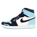 NIKE ナイキ WMNS AIR JORDAN 1 HIGH OG UNC (CD0461-401) 2019年 ウィメンズ エアジョーダン 1 ハイ ノースカロライナ大学 オブジディアン ブルーチル サイズ：WMNS US12 29.0cm スニーカー 【メンズ】【K4067】