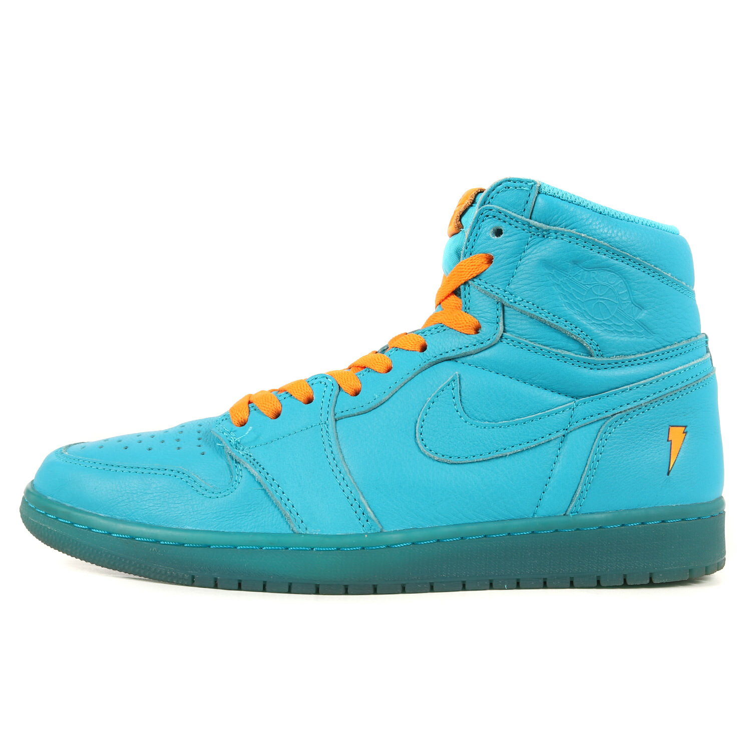 NIKE ナイキ AIR JORDAN 1 RETRO HIGH OG G8RD GATORADE BLUE (AJ5997-455) 2017年 エアジョーダン1 レトロ ハイ OG ゲータレード ブルーラグーン サイズ：US10 28.0cm スニーカー コラボ【メンズ】【中古】【美品】【K4076】