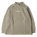 FEAR OF GOD FOG ESSENTIALS フィアオブゴッド エッセンシャルズ スウェット オーバーサイズ モックネック スウェットシャツ Relaxed Mockneck 192BT212087F 22SS デザートトープ(DESERT TORP) S トップス トレーナー【メンズ】【K4054】