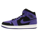 NIKE ナイキ AIR JORDAN 1 MID (554724-051) 2018年 エアジョーダン1 ミッド ブラック ダークコンコルド サイズ：US12 30.0cm スニーカー バッシュ 