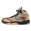 Supreme シュプリーム NIKE AIR JORDAN 5 RETRO SUPREME (824371-201) 15AW ナイキ エアジョーダン5 レトロ バンブー サイズ：US10.5 28.5cm スニーカー 【メンズ】【中古】【K4059】