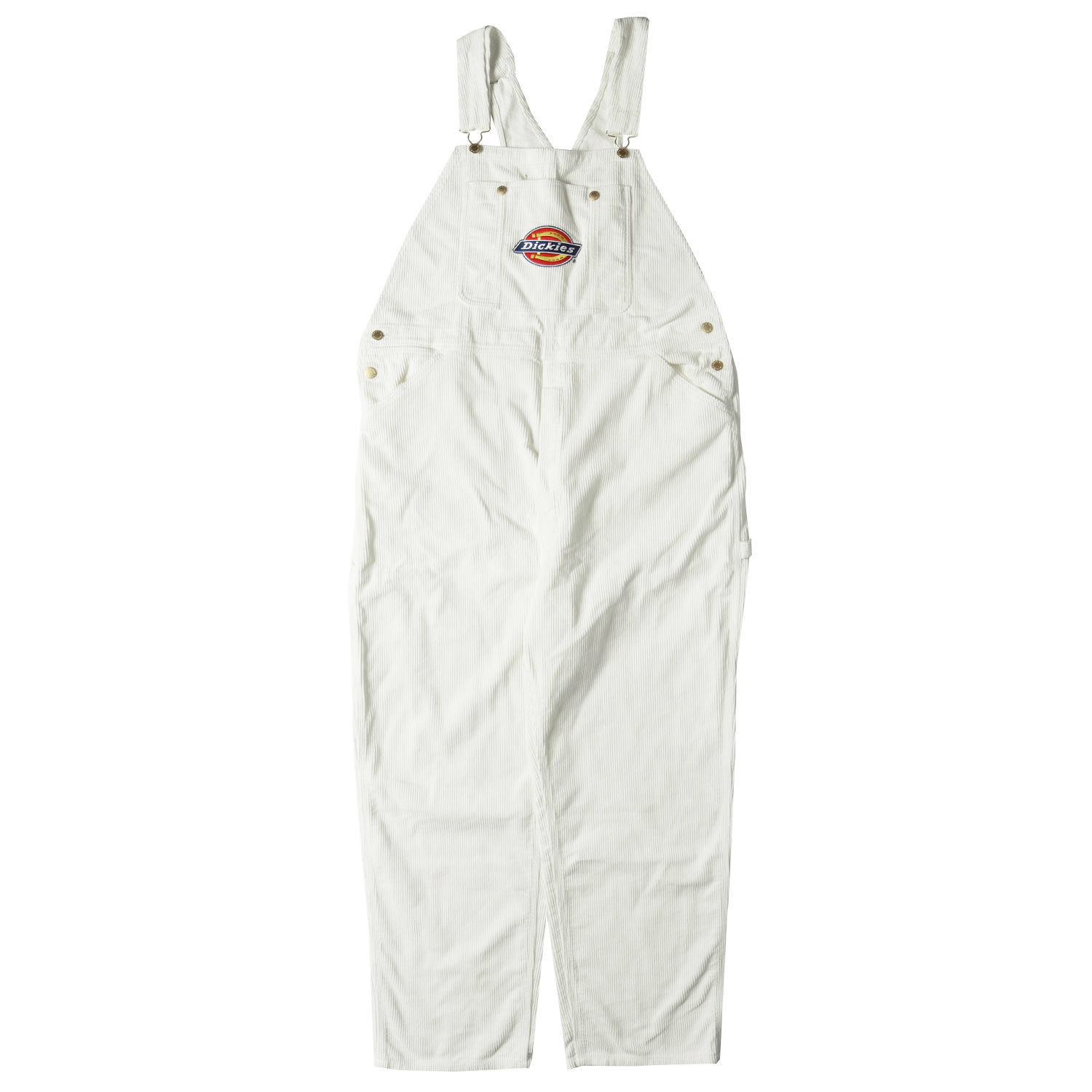 Supreme シュプリーム Dickies ディッキーズ 別注 コーデュラ ペインター オーバーオール Corduroy Overalls 22AW ホワイト 白 XL ボトムス コラボ オールインワン 【メンズ】【中古】【美品】【K4099】