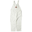 Supreme Vv[ Dickies fBbL[Y ʒ R[f yC^[ I[o[I[ Corduroy Overalls 22AW zCg  XL {gX R{ I[C yYzyÁzyiz