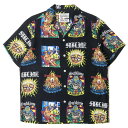 WACKO MARIA ワコマリア シャツ サイズ:S SUBLIME レーヨン ハワイアンシャツ アロハシャツ SS HAWAIIAN SHIRT 20SS ブラック トップス カジュアルシャツ 【メンズ】【中古】【美品】【K4054】