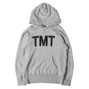 TMT ティーエムティー パーカー サイズ:M ブランドロゴ スウェット FRENCH TERRY HOODIE 23SS トップグレー トップス 【メンズ】【中古】