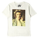 HYSTERIC GLAMOUR ヒステリックグラマー Tシャツ サイズ:S David Bowie デヴィッド ボウイ フォト グラフィック クルーネック 0603CT05 THEE HYSTERIC XXX ホワイト 白 トップス カットソー 半袖 コラボ 【メンズ】【中古】【K4042】