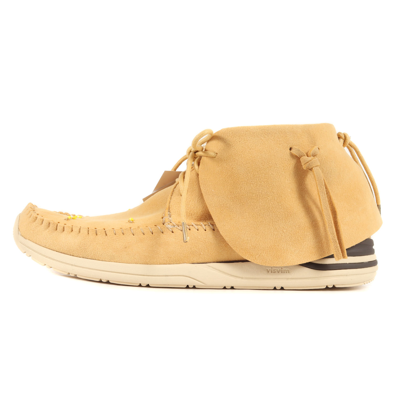 visvim ビズビム サイズ:28.5cm 22SS FBT LHAMO-FOLK / ディアスキン スウェード モカシンシューズ ナチュラル US10.5 ブランド 【メンズ】【K4092】