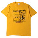 U.S.VINTAGE U.S. ヴィンテージ 80s BOOKER T. WASHINGTON COMMUNITY CENER 50周年 スーベニア クルーネック Tシャツ 80年代 USA製 JERZEES ジャージーズ イエロー XL トップス 半袖 【メンズ】【中古】【K3797】