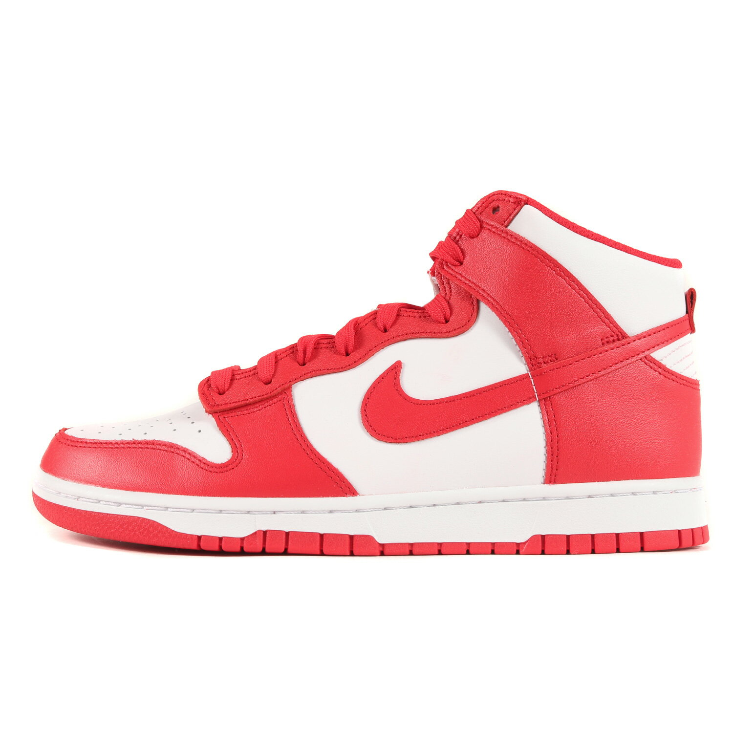 NIKE ナイキ サイズ:28.5cm DUNK HIGH RETRO CHAMPIONSHIP WHITE AND RED / セントジョーンズ大学カラー (DD1399-106) 2022年 ダンク ハイ レトロ チャンピオンシップ ホワイト ユニバーシティーレッド US10.5 ハイカット スニーカー 靴 【メンズ】【K4043】