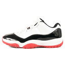 NIKE ナイキ サイズ:26.5cm AIR JORDAN 11 RETRO LOW WHITE BRED (AV2187-160) 2020年 エアジョーダン11 レトロ ロー ホワイト ブレッド ホワイト バーシティレッド US8.5 ローカット スニーカー 靴 【メンズ】【K4084】