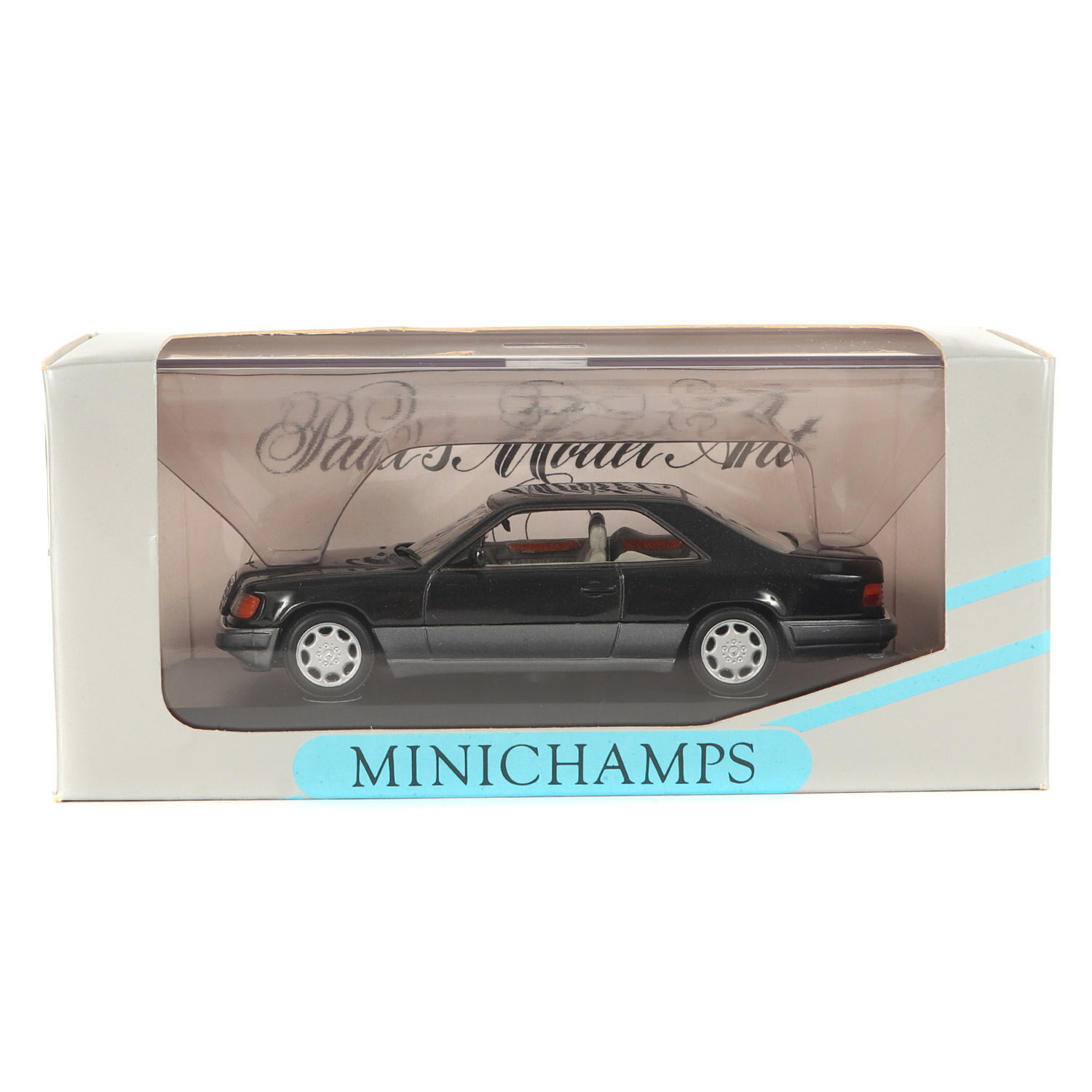 ミニチャンプス 1/43 メルセデス Eクラス ブルー ブラック ツートン MINICHAMPS Mercedes-Benz E-Class Coupe 1993 Break blue black met 430033520 ミニカー【中古】【K3901】