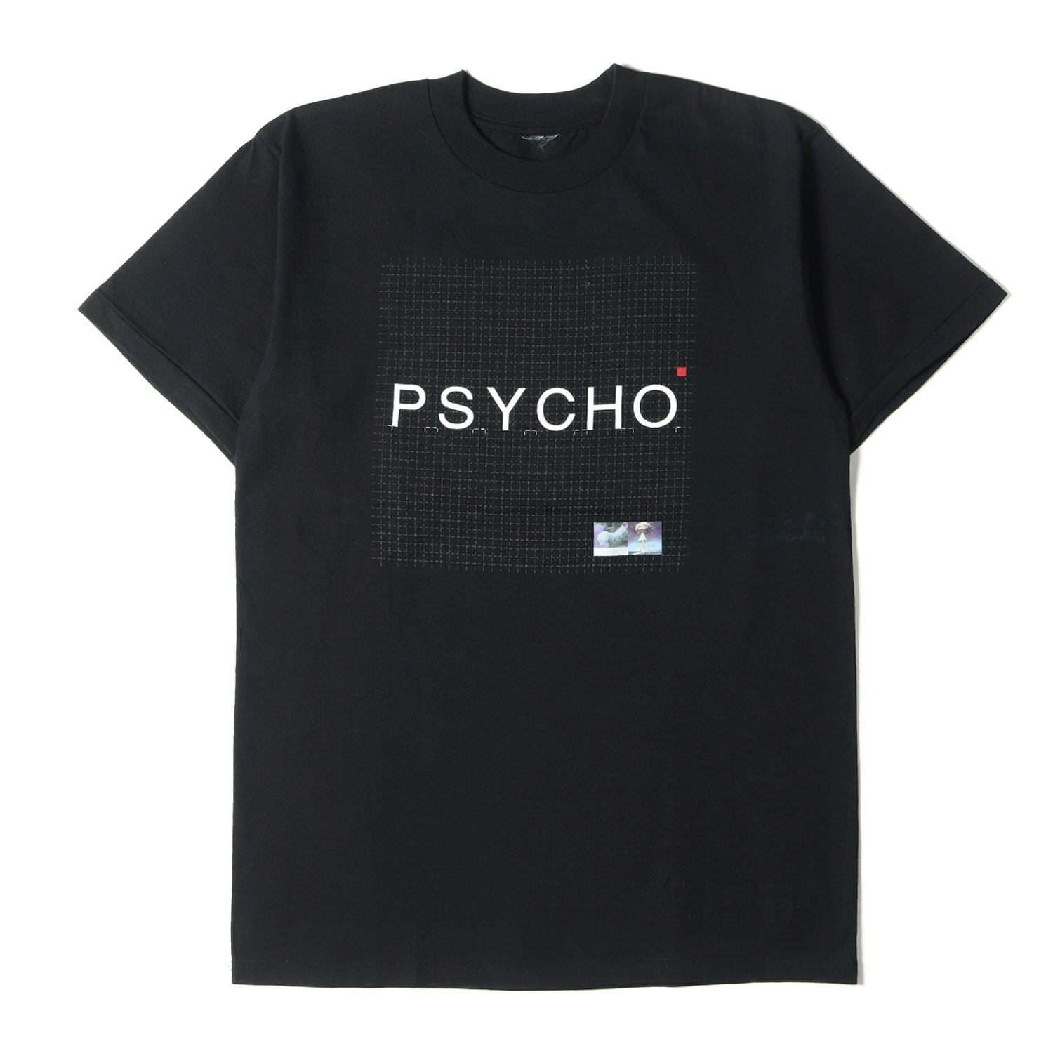 UNDERCOVER アンダーカバー Tシャツ サイズ:M 90s RELIEF【メンズ】【中古】【K4043】期 PSYCHO ロゴ プリント クルーネック 半袖 Tシ..