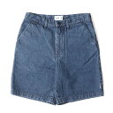 WTAPS ダブルタップス パンツ サイズ:S 23SS ウォッシュ加工 ワーク デニム ショーツ WRKS2001 / SHORTS / COTTON. DENIM インディゴ ブルー ボトムス ズボン ショートパンツ 【メンズ】【K4051】