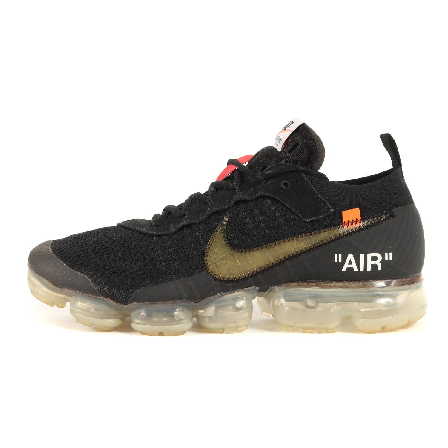 OFF-WHITE オフホワイト サイズ:29.0cm NIKE THE 10 : AIR VAPORMAX FK (AA3831-002) 18SS ナイキ エアヴェイパーマックス ブラック 黒 US11 ローカット スニーカー コラボ シューズ 靴 【メンズ】【中古】【K4064】