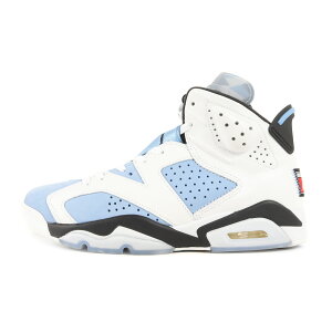 NIKE ナイキ サイズ:27.5cm AIR JORDAN 6 RETRO UNC (CT8529-410) 2020年 エアジョーダン6 レトロ ノースカロライナ大学 ユニバーシティブルー ホワイト US9.5 ハイカット スニーカー バッシュ バスケット シューズ 靴 【メンズ】【中古】【美品】【K4082】