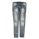 REPRESENT リプレゼント デニムパンツ サイズ:30 デストロイヤー加工 ストレッチ スキニー デニム パンツ KNEE DESTROYER DENIM SAND BLAST インディゴ ブルー ボトムス ジーンズ ジーパン 