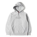 Supreme シュプリーム パーカー サイズ:S 21SS KAWS カウズ チョーク ボックスロゴ スウェット パーカー Chalk Logo Hooded Sweatshirt ヘザーグレー トップス フーディー box logo【メンズ】【中古】【K4080】