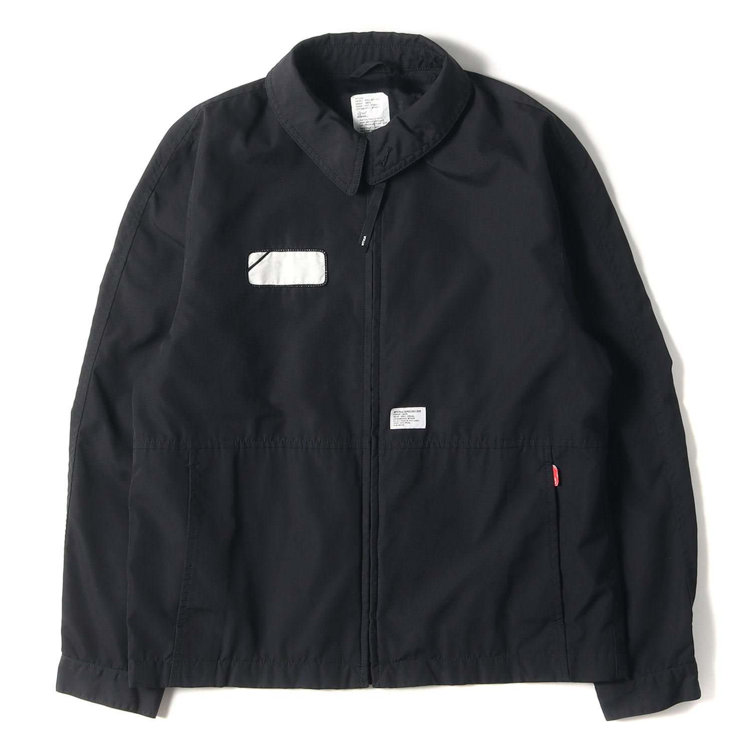 WTAPS ダブルタップス ジャケット サイズ:M 00s 裏地ペイズリー柄 グリース ワーク ジャケット GREASE ブラック 黒 アウター ブルゾン コート 【メンズ】【中古】【K3870】