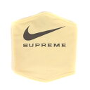 Supreme シュプリーム 21SS NIKE ナイキ リフレクターロゴ ネックウォーマー Neck Warmer ペールイエロー コラボ 【メンズ】【K4063】