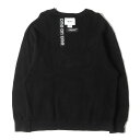 WTAPS ダブルタップス スウェット:M UNDERCOVER コラボ リバース クルーネック スウェット トレーナー 長袖 GIG / CREW NECK 21AW ブラック 黒 トップス カットソー【メンズ】【中古】【K4072】