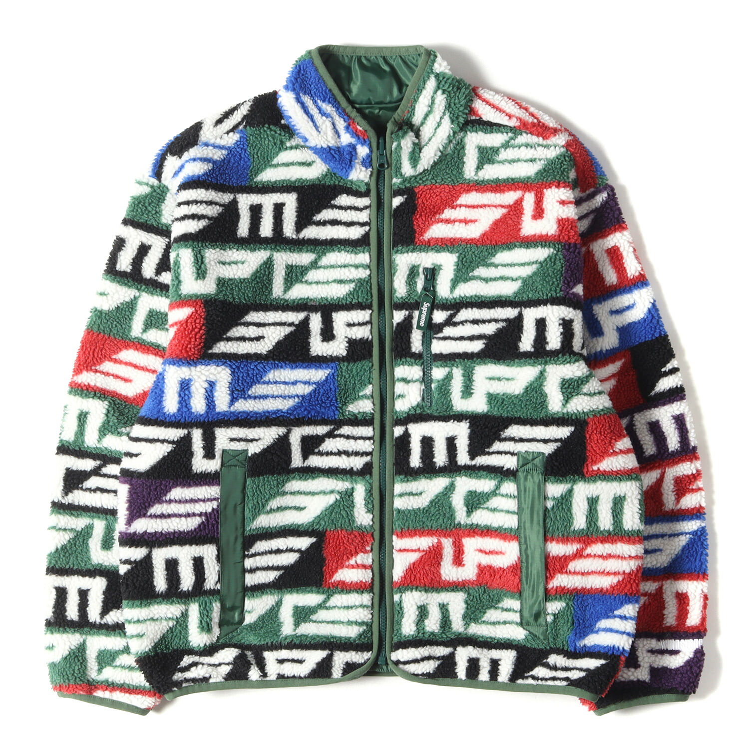 Supreme Vv[ WPbg TCY:S 22AW WIgbN o[Vu t[X WPbg Geo Reversible WINDSTOPPER Fleece Jacket }`J[ O[ AE^[ u]yYzyÁzyK4088z