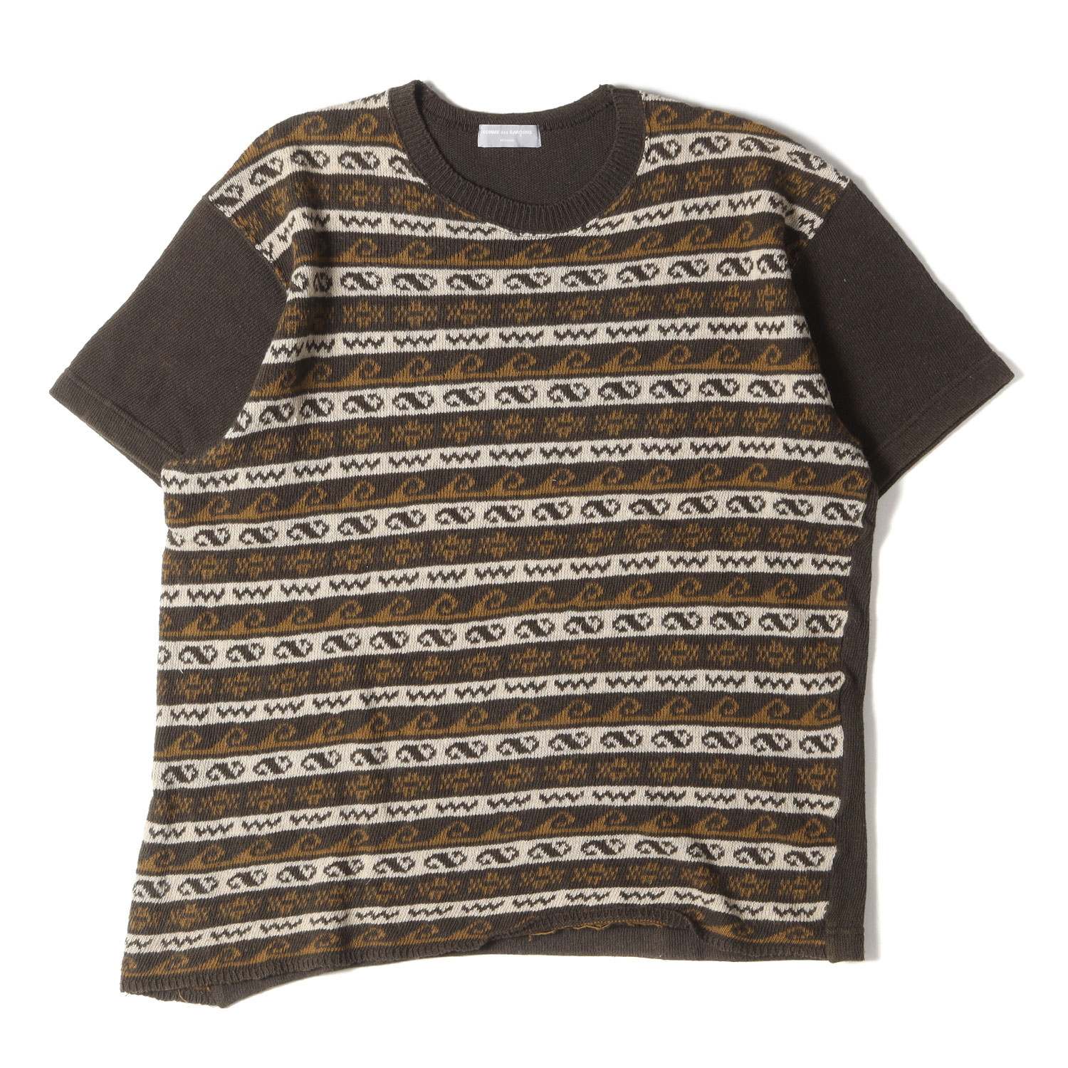 楽天市場】COMME des GARCONS(柄ボーダー)(ニット・セーター 楽天市場】COMME des GARCONS(柄ボーダー)(ニット・セーター