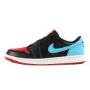 NIKE ナイキ サイズ:29.0cm WMNS AIR JORDAN 1 RETRO LOW OG NC TO CHI (CZ0775-046) 2023年 ウィンズ エアジョーダン1 レトロ ロー ブラック ダークパウダーブルー WMNS US12 ローカット スニーカー シューズ 靴【メンズ】【K4051】