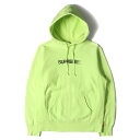 Supreme シュプリーム パーカー サイズ:M 16SS モーションロゴ スウェット パーカー Motion Logo Hooded Sweatshirt ライム トップス フーデッド スウェットシャツ フーディー【メンズ】【中古】【K4071】