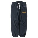 STANDARD CALIFORNIA スタンダードカリフォルニア パンツ サイズ:M 21AW ロゴ ヘビーウェイト コットンポリ スウェット パンツ SD R.W. Sweat Pants ネイビー 紺 日本製 ボトムス ズボン【メンズ】【中古】【K4054】