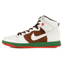 NIKE ナイキ スニーカー DUNK HIGH PREMIUM SB CALIFORNIA 313171-201 ペカン ホワイト シューズ 靴 ブランド サイズ：26cm US8 【メンズ】【中古】【R032】