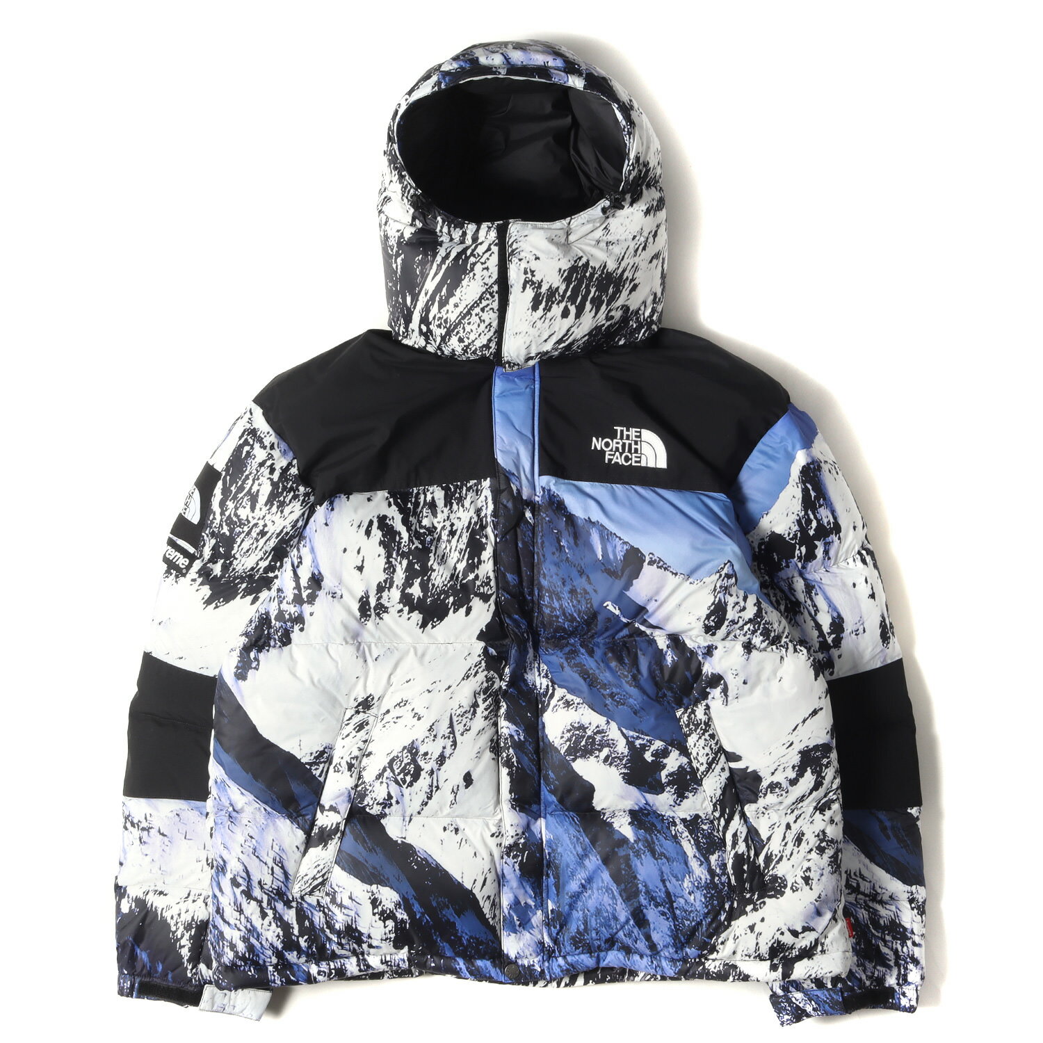 Supreme シュプリーム ジャケット サイズ:L 17AW THE NORTH FACE ノースフェイス 雪山柄 マウンテン バルトロ ダウン ジャケット Mountain Baltoro Jacket ND91701I アウター ブルゾン コラボ【メンズ】【中古】【美品】【K4093】