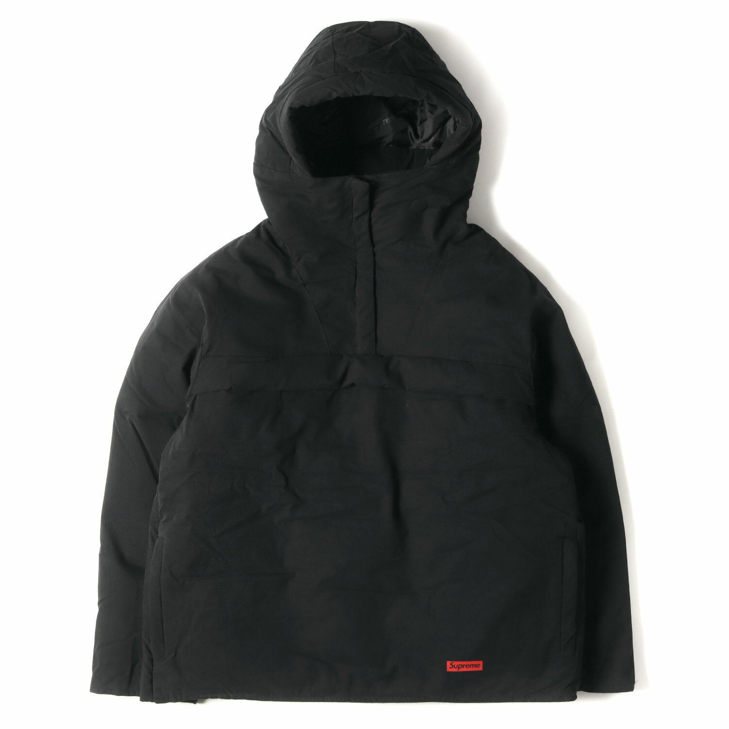 Supreme Vv[ WPbg TCY:M 22SS t[fbh vI[o[ _E WPbg Hooded Down Pullover ubN  AE^[ u] R[gyYzyÁzyizyK4085z