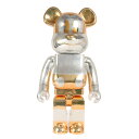 MEDICOM TOY メディコムトイ 2019年モデル 2Gオープン記念 Disney SORAYAMA BE@RBRICK FUTURE MICKEY 1000％ ゴールド シルバー 1000 【メンズ】【中古】【K4056】