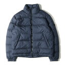 Dior HOMME ディオールオム ジャケット サイズ:52 近年モデル ロゴパッチ ハイネック ダウン ジャケット (Patch Down Jacket 943C449B3310) ネイビー 紺 アウター ブルゾン 【メンズ】【中古】【美品】【K4074】