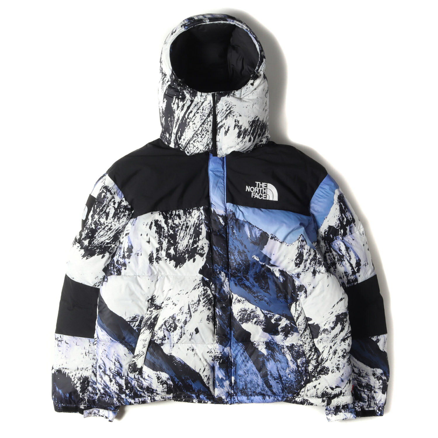 Supreme シュプリーム ジャケット サイズ:M 17AW THE NORTH FACE ノースフェイス 雪山柄 マウンテン バルトロ ダウン ジャケット Mountain Baltoro Jacket ND91701I アウター ブルゾン コラボ【メンズ】【中古】【美品】【K4095】