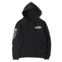 CHALLENGER チャレンジャー パーカー サイズ:S 19AW 10周年記念 スカルロゴ スウェット パーカー 10TH SKULL HOODIE ブラック 黒 トップス フーディー【メンズ】【中古】【K4051】