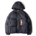 LOUIS VUITTON ルイヴィトン ブルゾン サイズ:56 19AW フーディー フィールド ダウン ブルゾン Down-filled Hoodie Blouson 1A5CG HHB40WGHK アウター ジャケット コート ネイビー 紺 フランス製 【メンズ】【中古】【美品】【K3988】