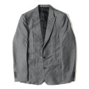 LITHIUM HOMME リチウムオム ジャケット サイズ:46 ピークドラペル モヘアウール 2B テーラード ジャケット MOHAIR WOOL PEAKED MIDDLE 2B-JKT LH10-1114 グレー 日本製 アウター ブレザー ブルゾン【メンズ】【K4076】