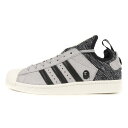 A BATHING APE ア ベイシング エイプ サイズ:27.5cm 17SS NEIGHBORHOOD adidas SUPERSTAR BOOST NH BAPE (CG2917) ネイバーフッド アディダス スーパースター ブースト グレー US9.5 ローカット スニーカー コラボ シューズ 靴 【メンズ】【K4081】