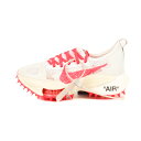 OFF-WHITE オフホワイト サイズ:23.0cm 21SS NIKE AIR ZOOM TEMPO NEXT / OW (CV0697-100) ナイキ エアズーム テンポ ネクスト ホワイト ソーラーレッド US4 ローカット スニーカー コラボ シューズ 靴【レディース】【K4020】