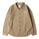 visvim ビズビム シャツ サイズ:2 23AW PEERLESS 刺繍 チノクロス ボタン 長袖 シャツ PALMER SHIRT L/S ベージュ トップス カジュアルシャツ【メンズ】【中古】【美品】【K4043】