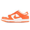 NIKE ナイキ サイズ:27.5cm DUNK LOW SP シラキュース大学カラー (CU1726-101) ダンク ロー ホワイト オレンジブレイズ US9.5 ローカット スニーカー シューズ 靴【メンズ】【K4043】