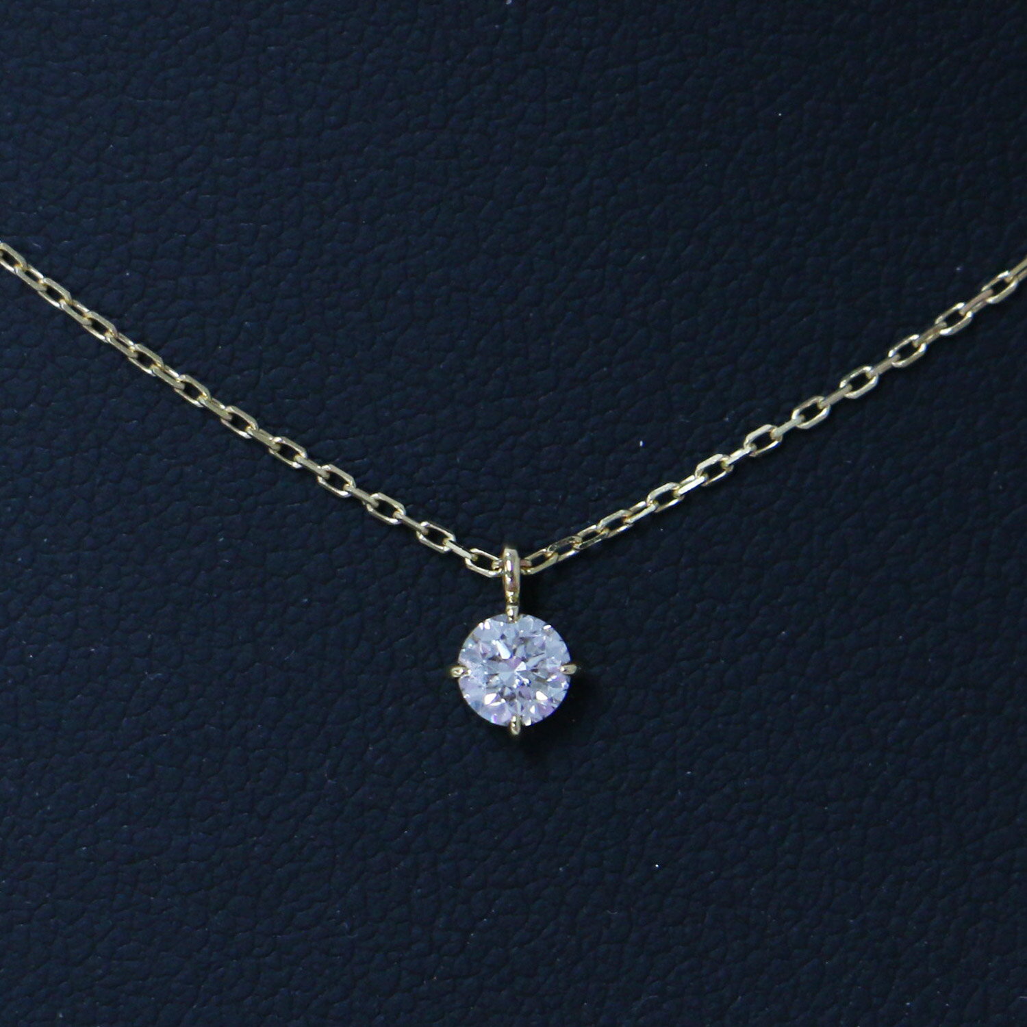 ete エテ ネックレス 24春夏 ゴールド ホワイト 1粒ダイヤ K18 ダイヤモンド 0.2ct ブライト アクセサリー【レディース】【K4059】のサムネイル