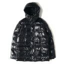 MONCLER モンクレール ダウン ジャケット サイズ:1 フーディー シャイニーナイロン ダブル ...